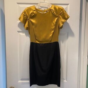 Vintage Anne Valerie Hash Color Block Sheath Dress Gossip Girl Old Money - Sz S